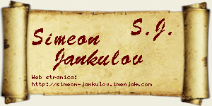 Simeon Jankulov vizit kartica